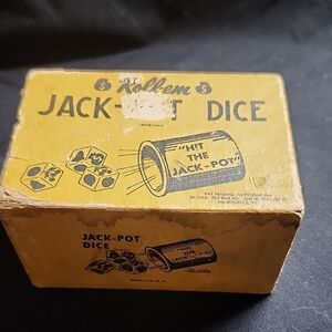 Vintage 1940's Jack-Pot Dice Game